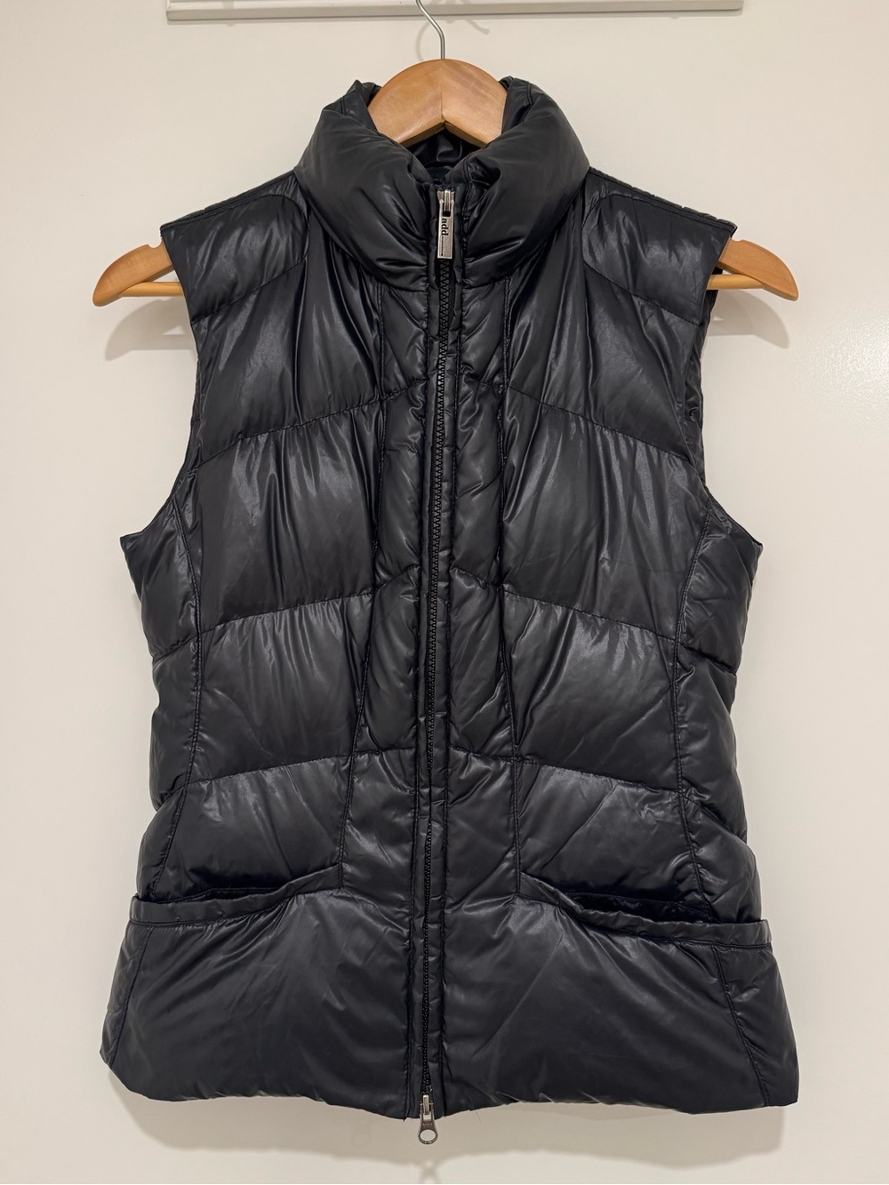 ADD Black Down Puffer Vest Women’s IT 42 US 4